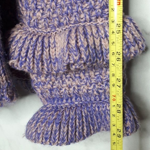 Mermaid Tail Knit Blanket Purple - Picture 6 of 7